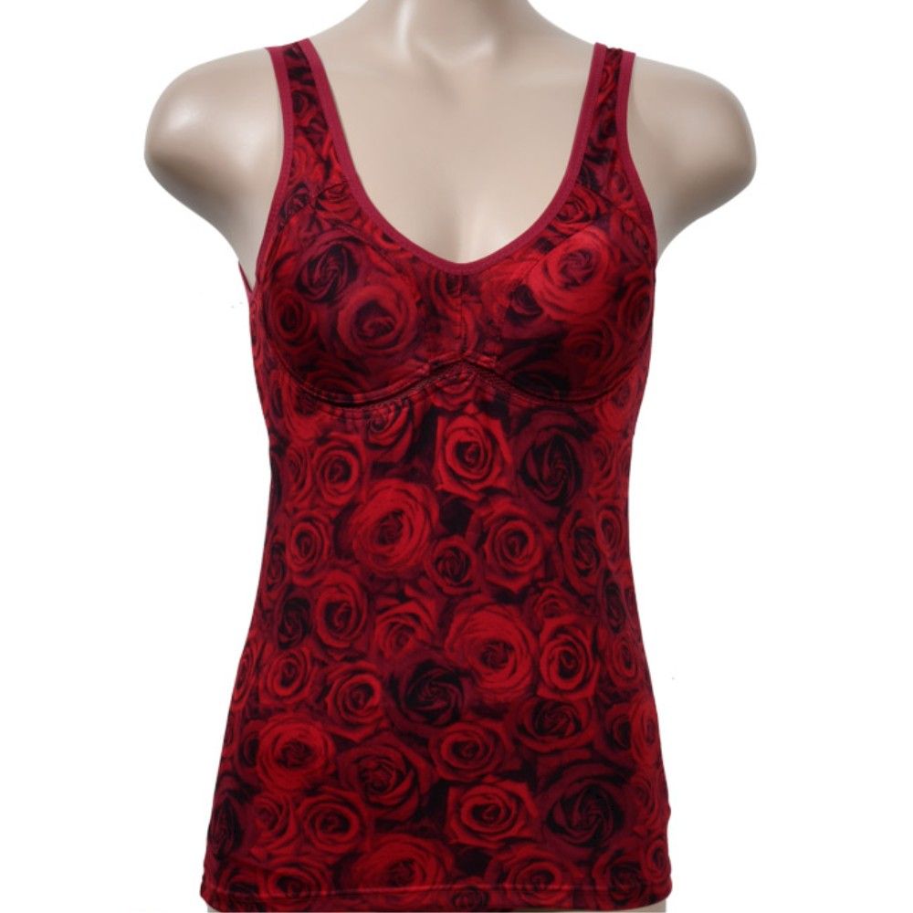 장미무늬 노와이어 풀컵 몰드 브라런닝