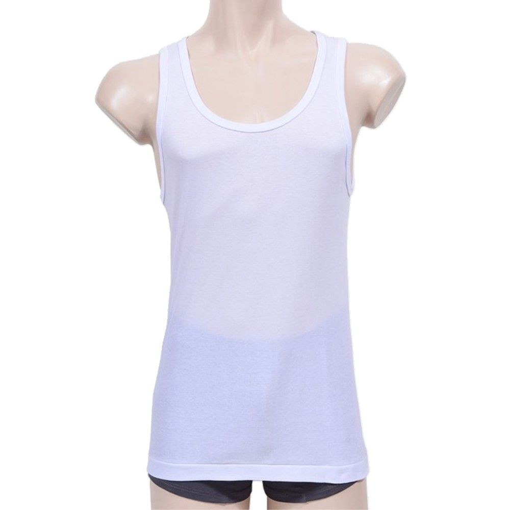 편안한 핏 순면 남성 베이직 얇은 런닝