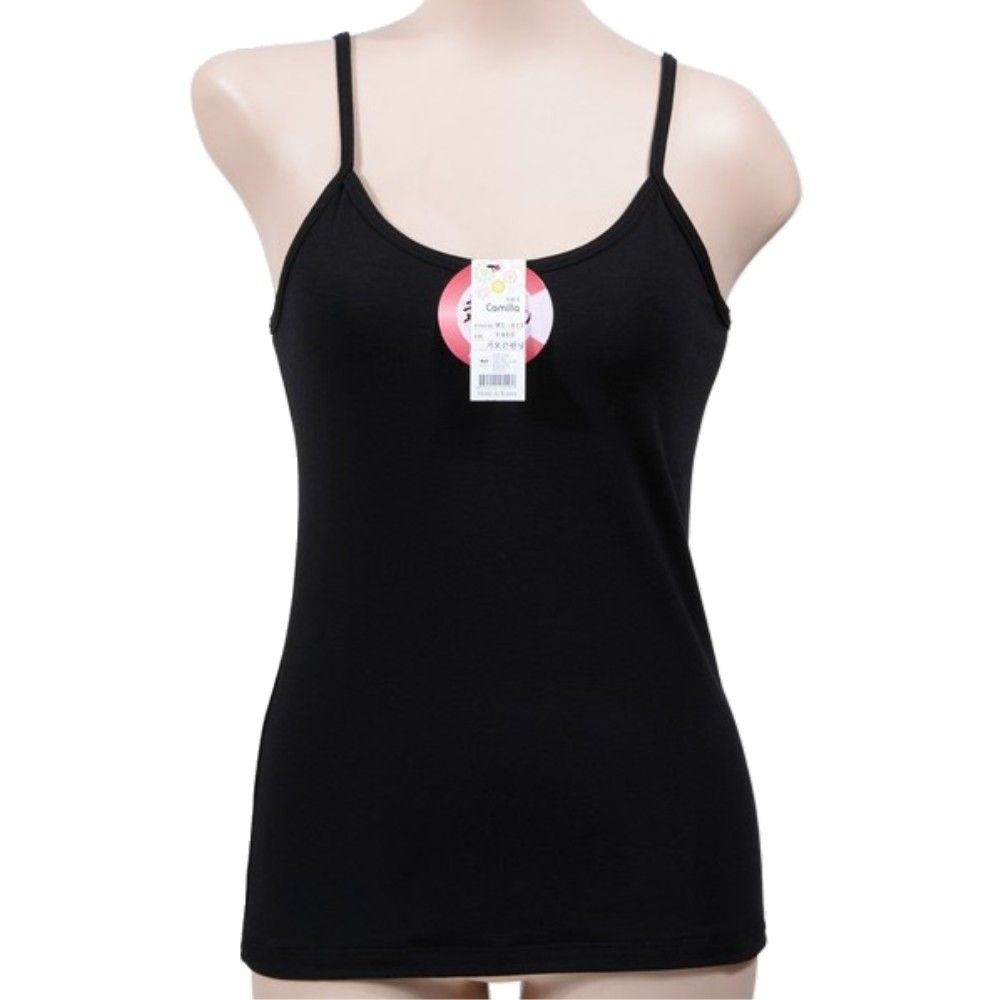 포근하고 따뜻한 안감 기모 여성 끈런닝