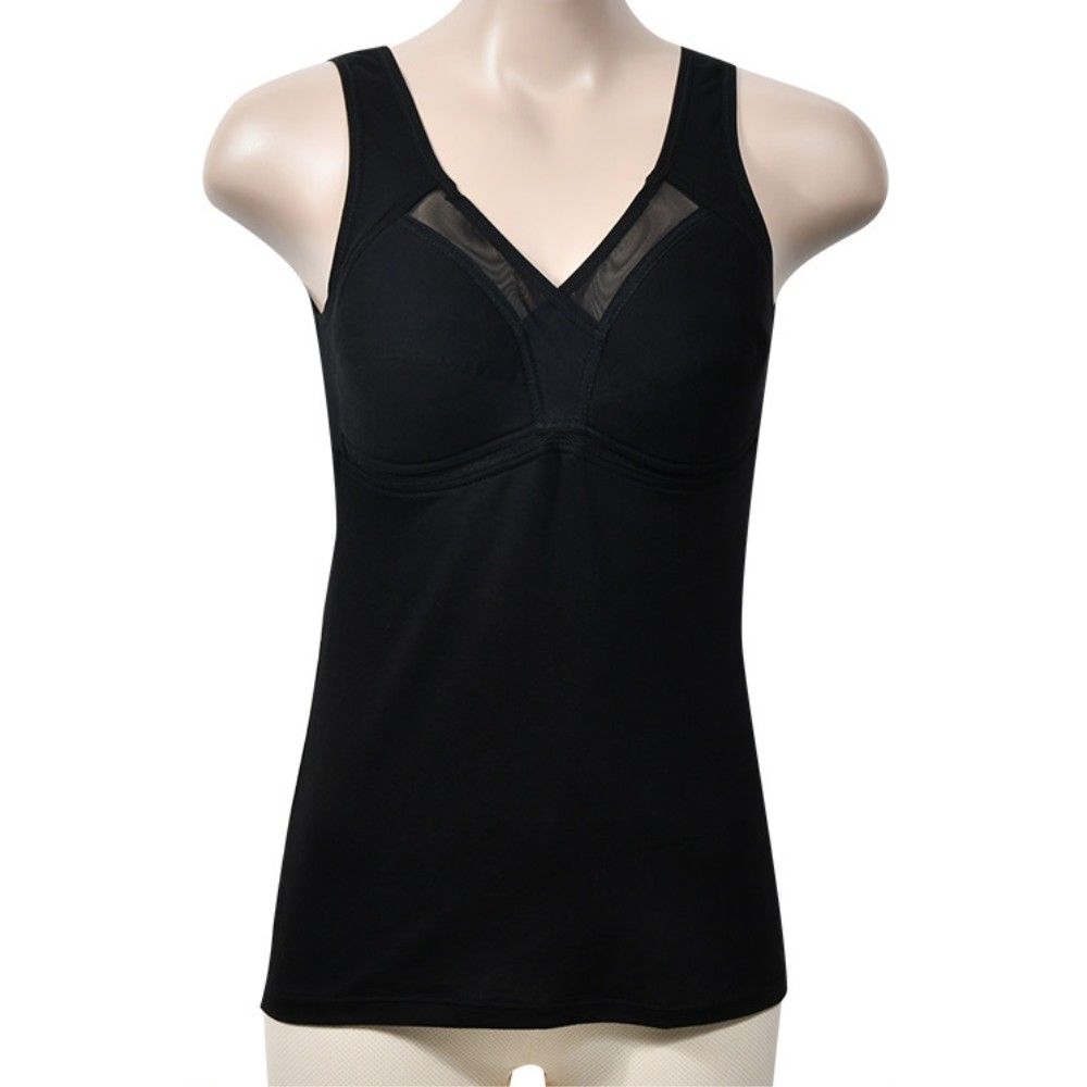 가슴아래 메쉬테잎 여성 노몰드 브라런닝