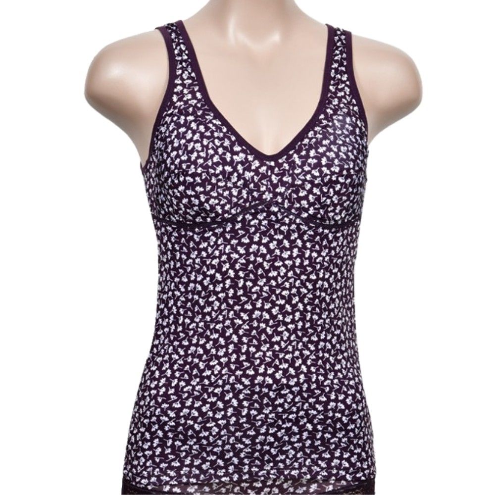 인견 플라워 노와이어 노몰드 여성브라런닝