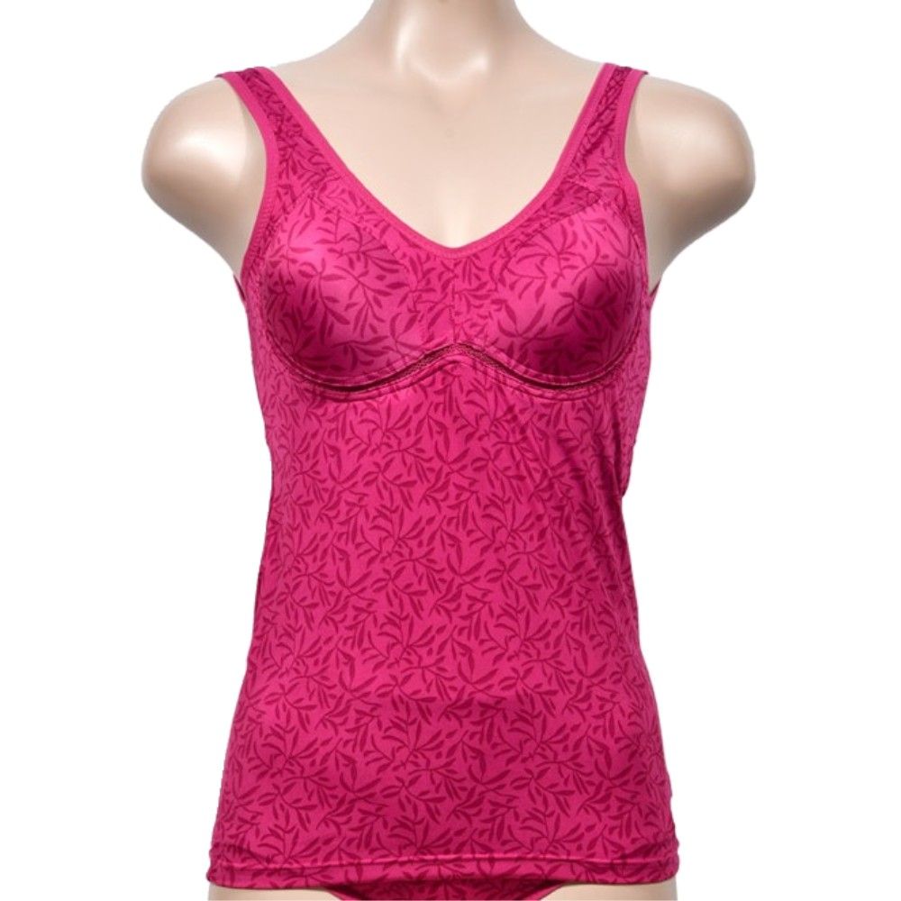 잔잔한 나염 여성 노와이어 몰드 브라런닝