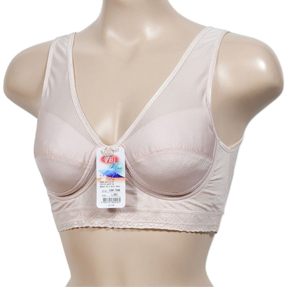 쾌적한 착용감 인견 노와이어 스포츠 브라