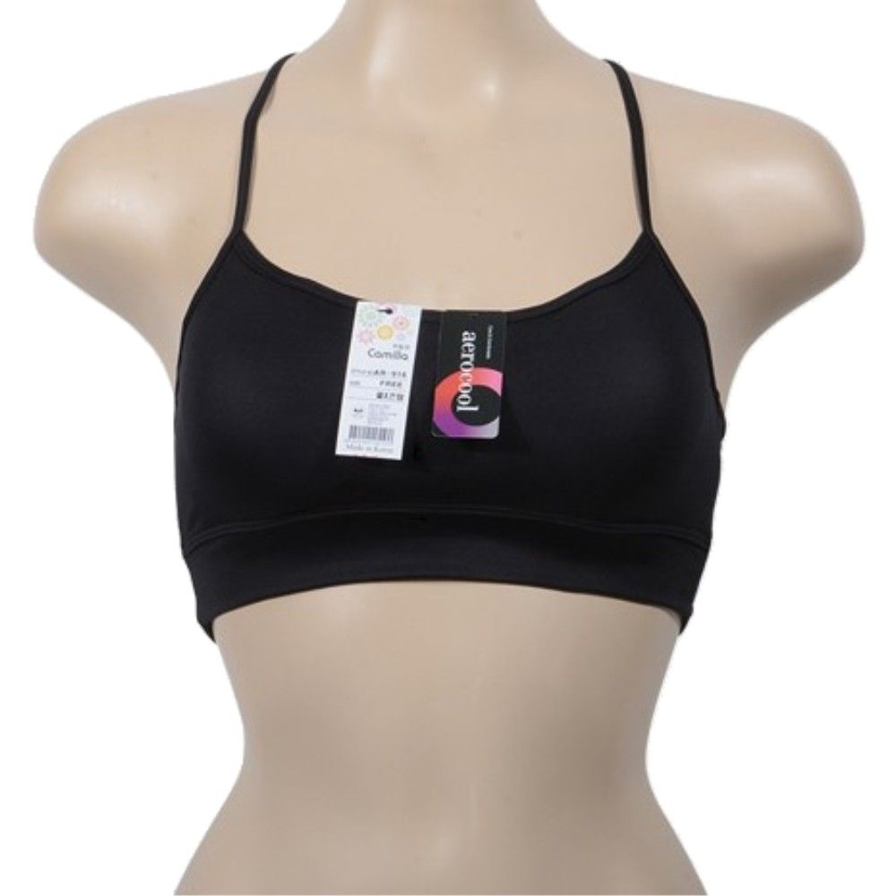 상쾌한착용감 흡습속건 에어로쿨 X끈탑브라