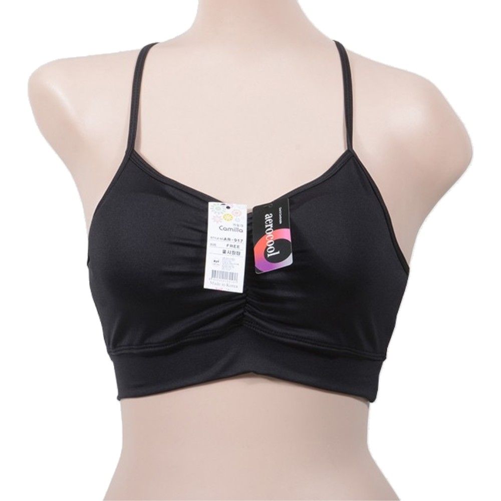 상쾌한 흡습속건 에어로쿨 셔링 X끈 탑브라