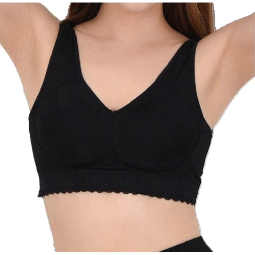 청량한 착용감 인견 노와이어 스포츠브라