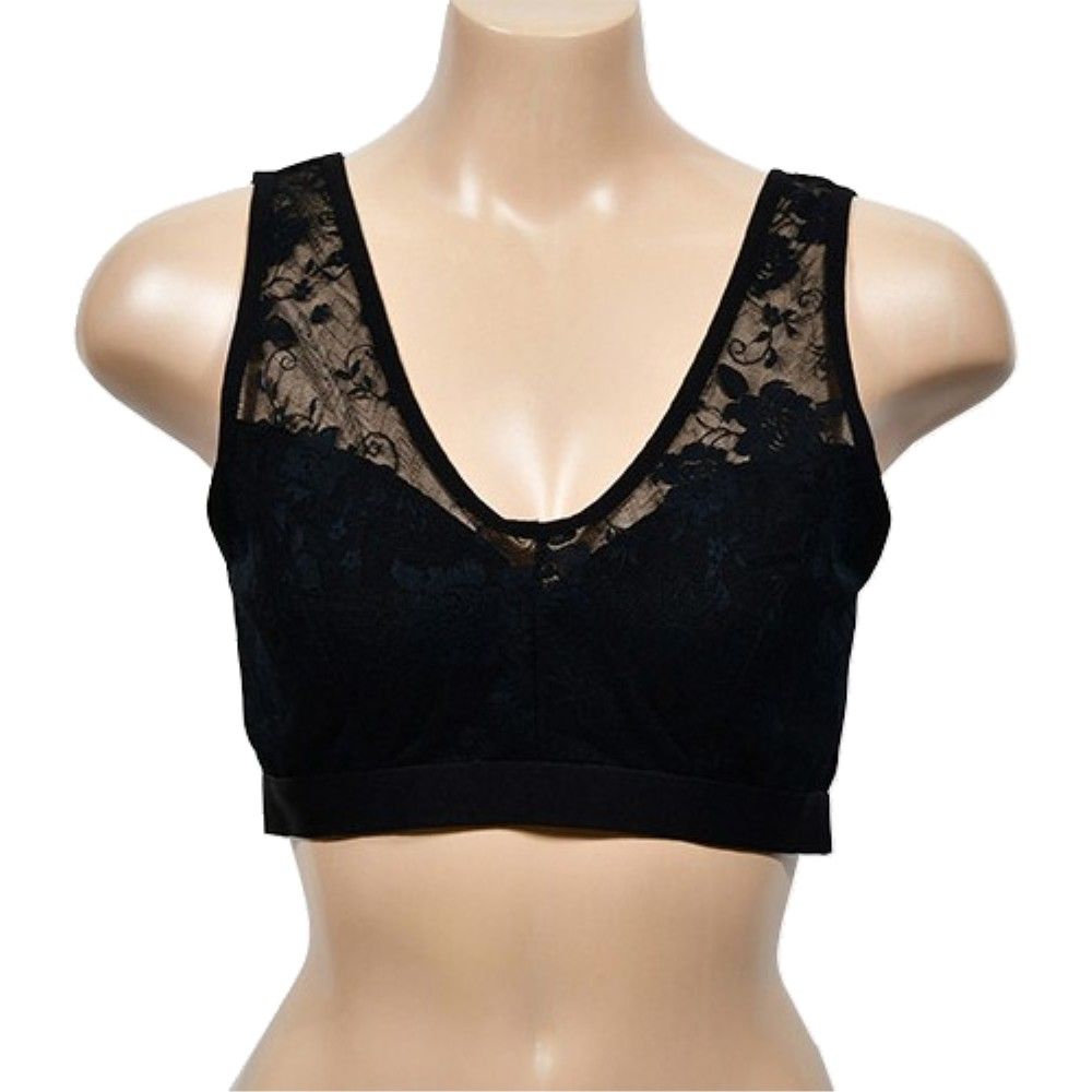 청량한원단 플라워 쟈가드 망사 스포츠브라