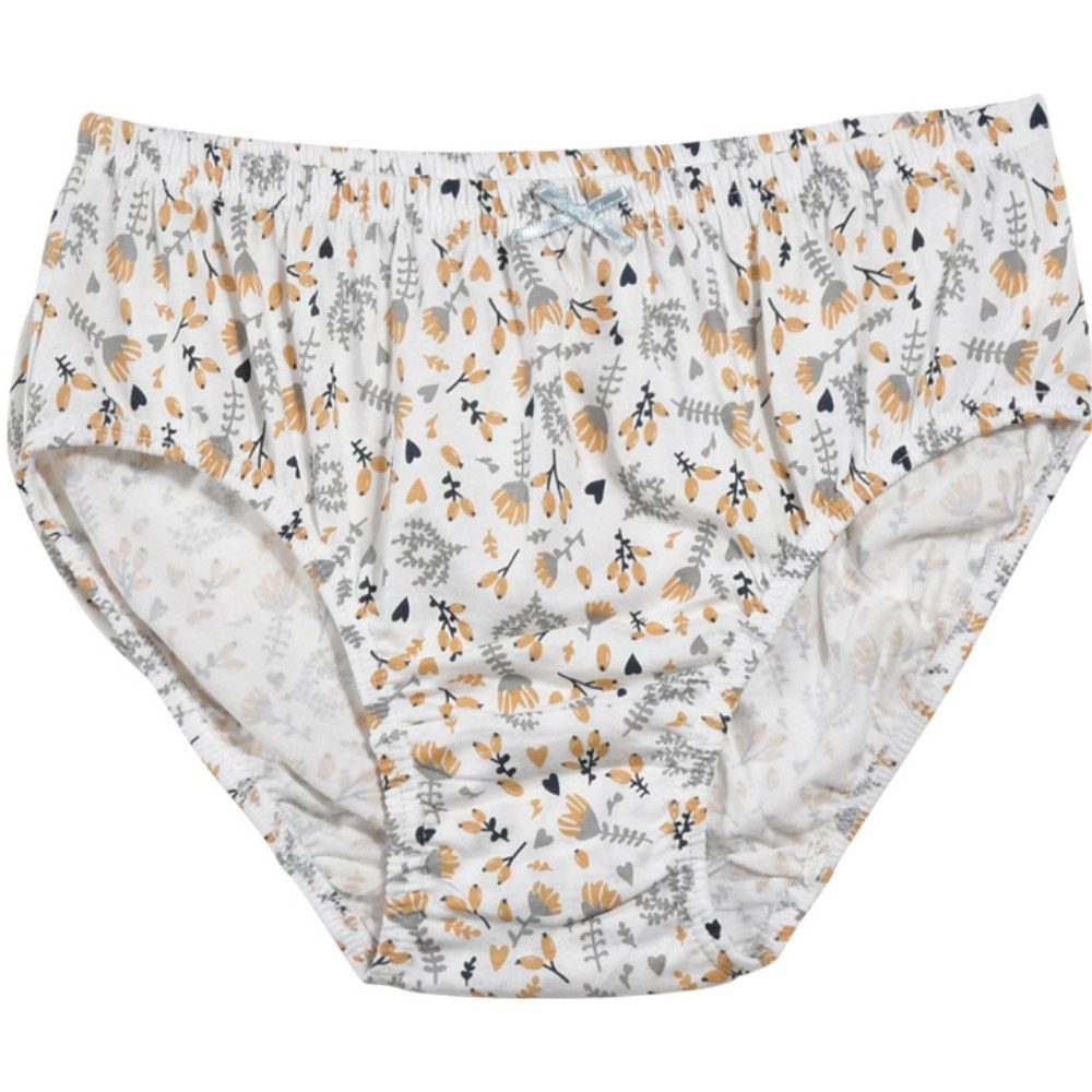 깜찍한디자인 부드러운 여아 삼각팬티 5매