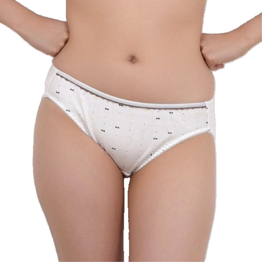 깔끔한 리본 도트 편안한 주니어 삼각팬티
