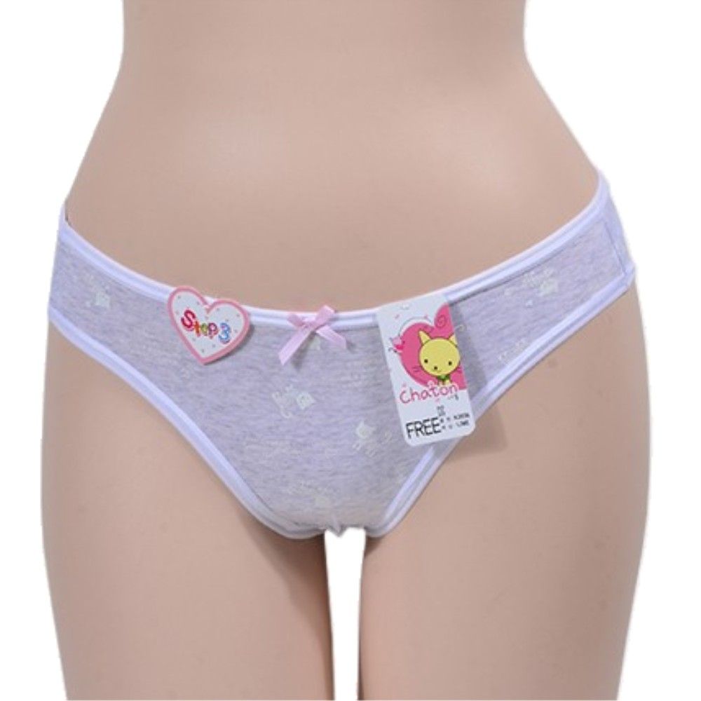 귀여운패턴 부드러운 면 주니어 삼각팬티