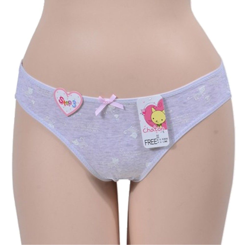 발랄한 느낌의 면 통기성 좋은 주니어 팬티