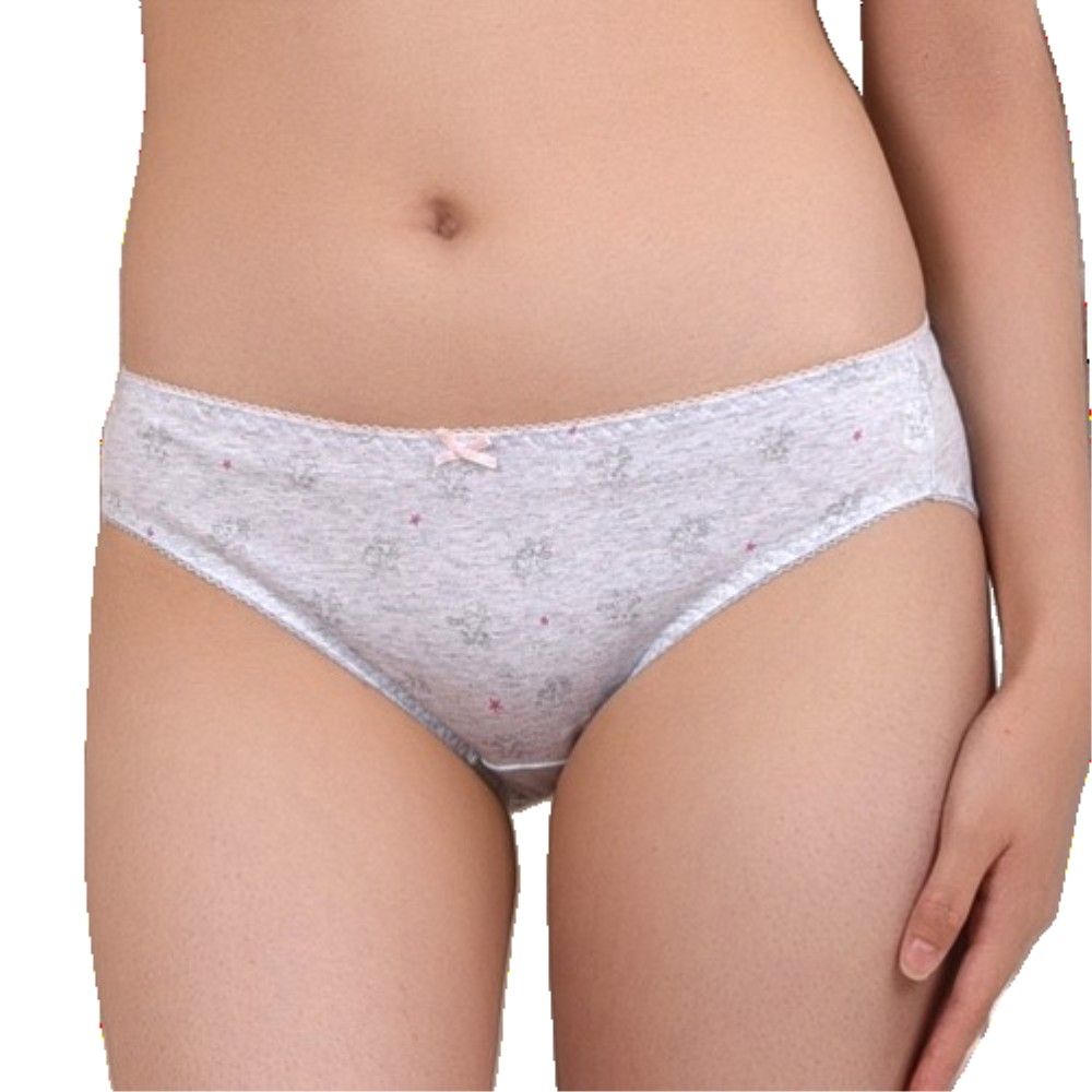 심플 멜란지그레이 주니어 면소재 삼각팬티