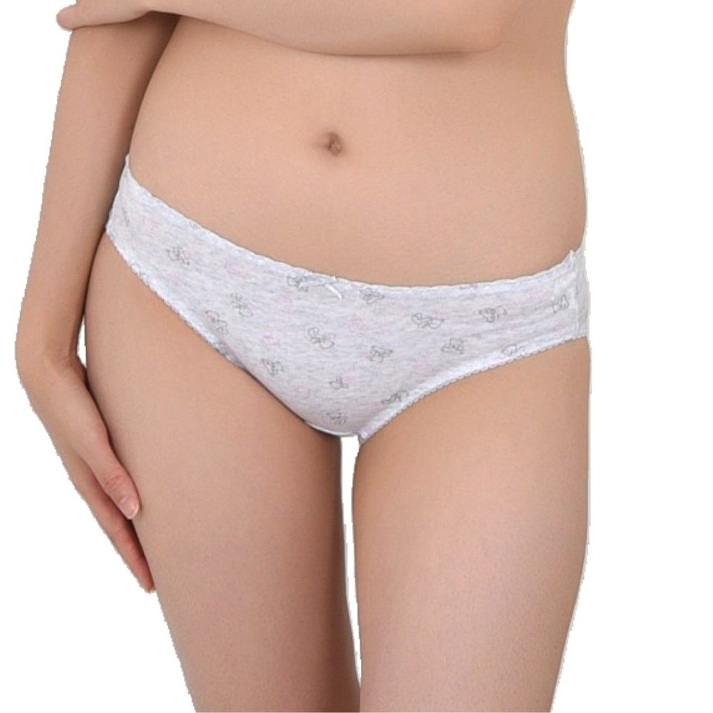 멜란지그레이 귀연운패턴 주니어 삼각팬티