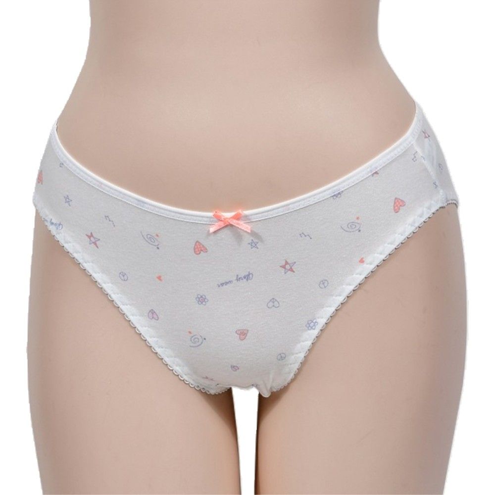 귀여운패턴 부드러운 면소재 주니어 팬티