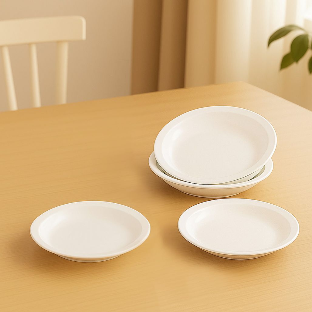 본차이나 원형접시 4P세트 20.5cm