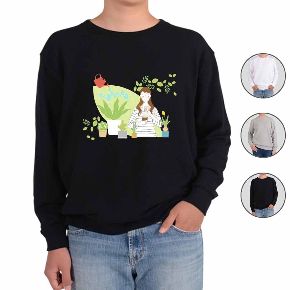 맨투맨 집콕 언택트 홈가드닝12번 그림 다양한색상 전사이즈