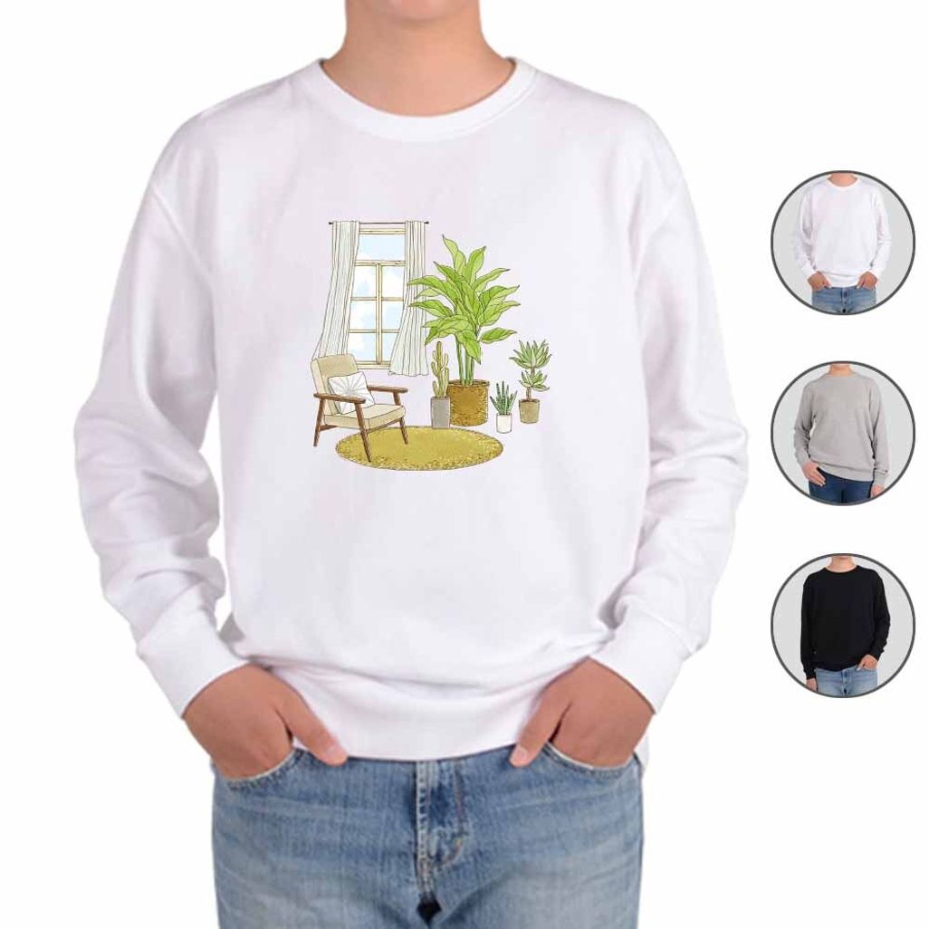 맨투맨 집콕 언택트 홈가드닝13번 그림 다양한색상 전사이즈