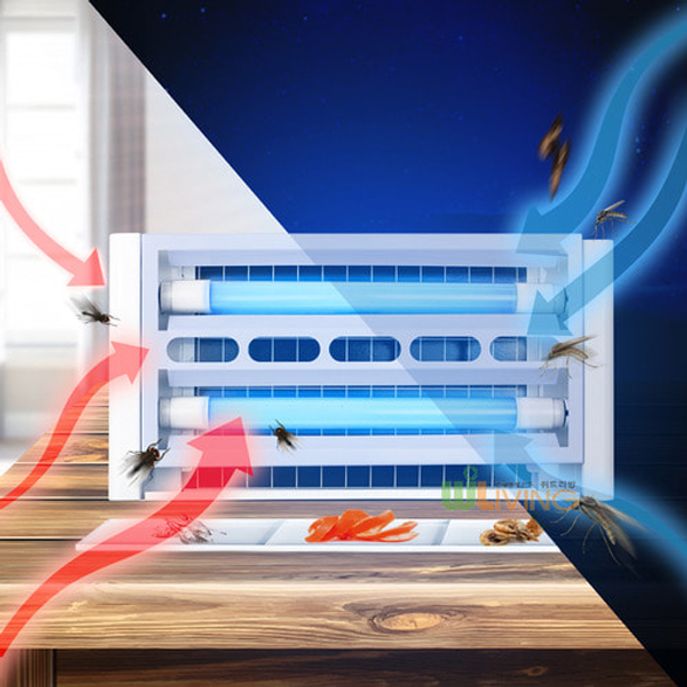 LED BL 램프 유인 끈끈이 포충기 벌레 날파리 HS 383