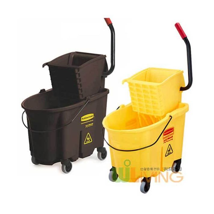 러버메이드 웨이브 브레이크 이동식 대걸례 탈수기