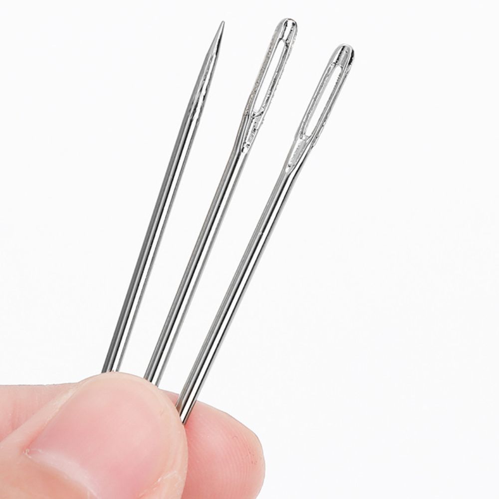 손쉬운 큰 바늘 세트 실넣기 간편 바느질 수공예 바늘