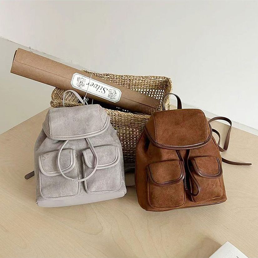 엠티 21055 스웨이드 여성 미니 백팩