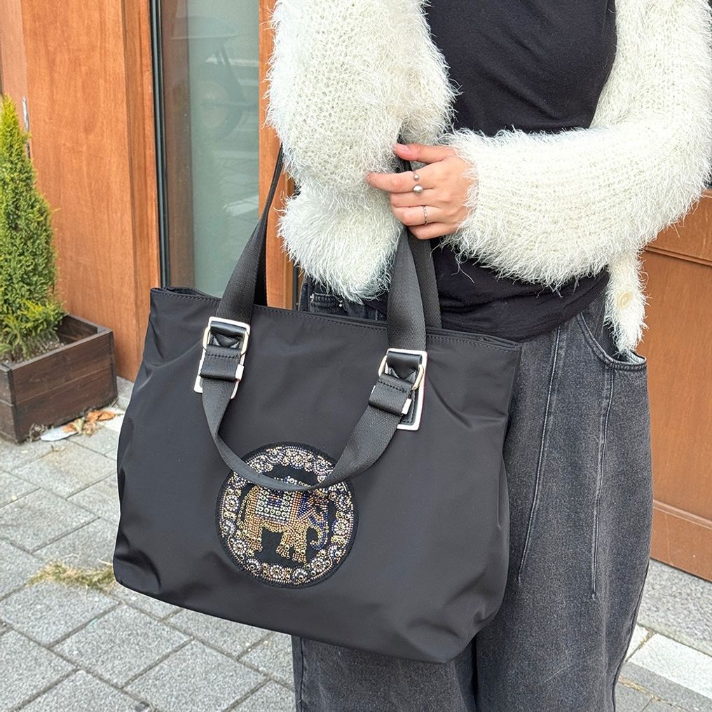 비알 7831-5 코끼리 큐빅 자수 여성 숄더백