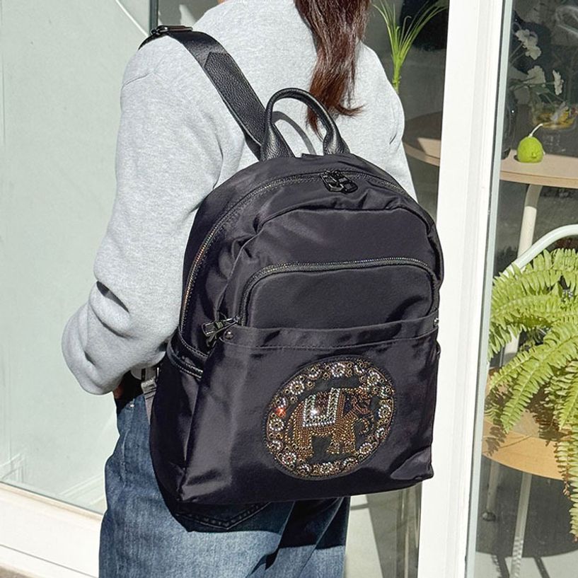 비알 16421 코끼리 큐빅 여성 백팩