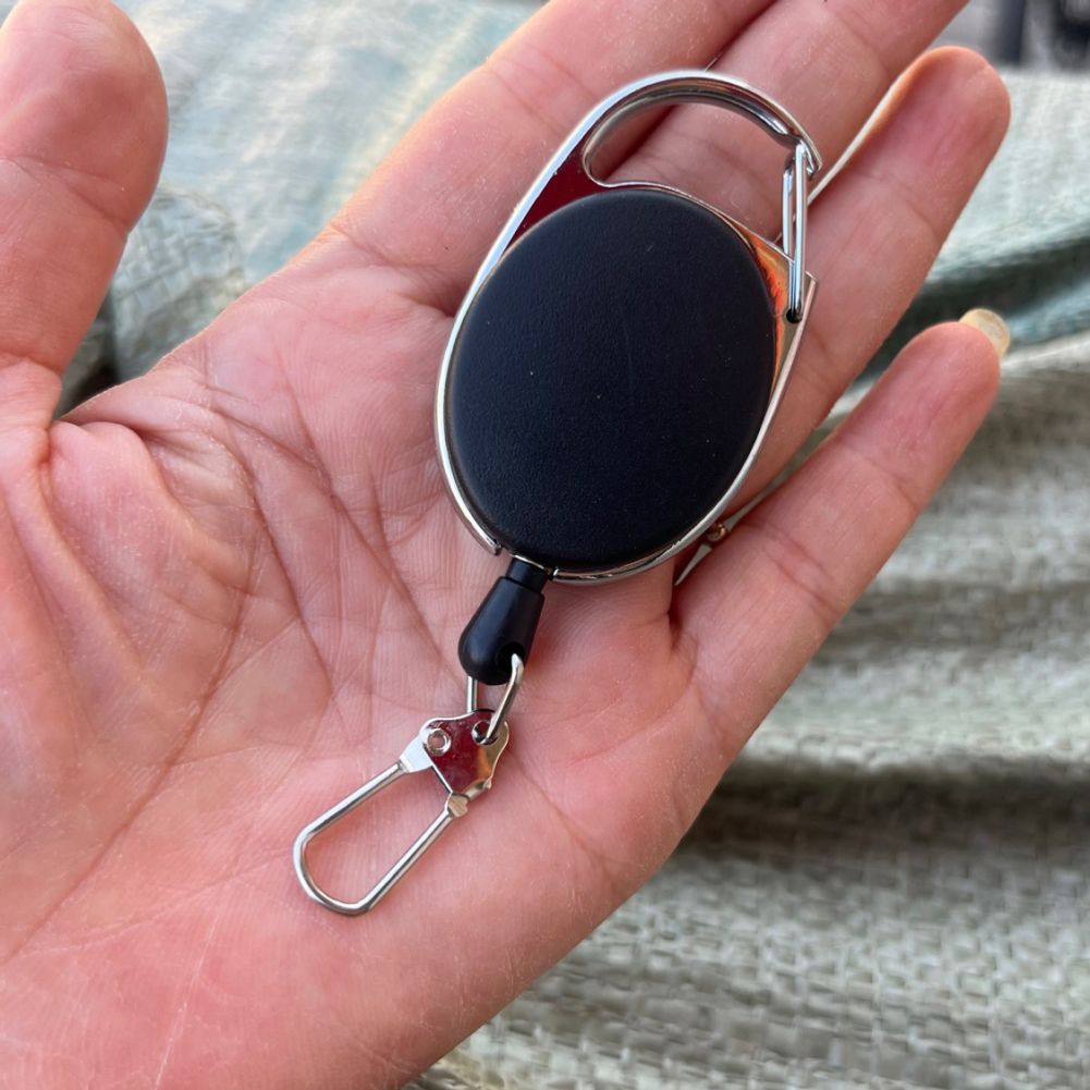 분실방지 릴홀더 키링형 사원증 명찰 고리 간편 홀더