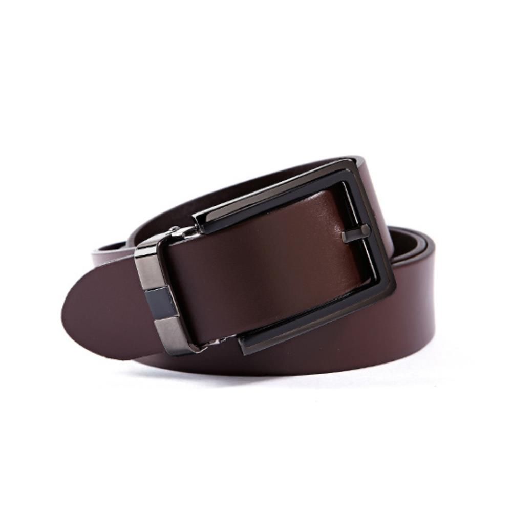 세련되고 고급 남성 소가죽 벨트