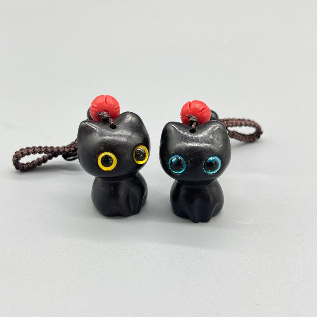 귀여운 고양이 키링 행운 열쇠고리 선물용 판촉용