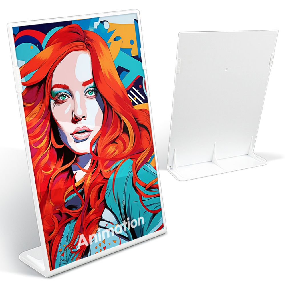 A4 테이블 메뉴판 흰색 POP 알림판 안내판 광고판