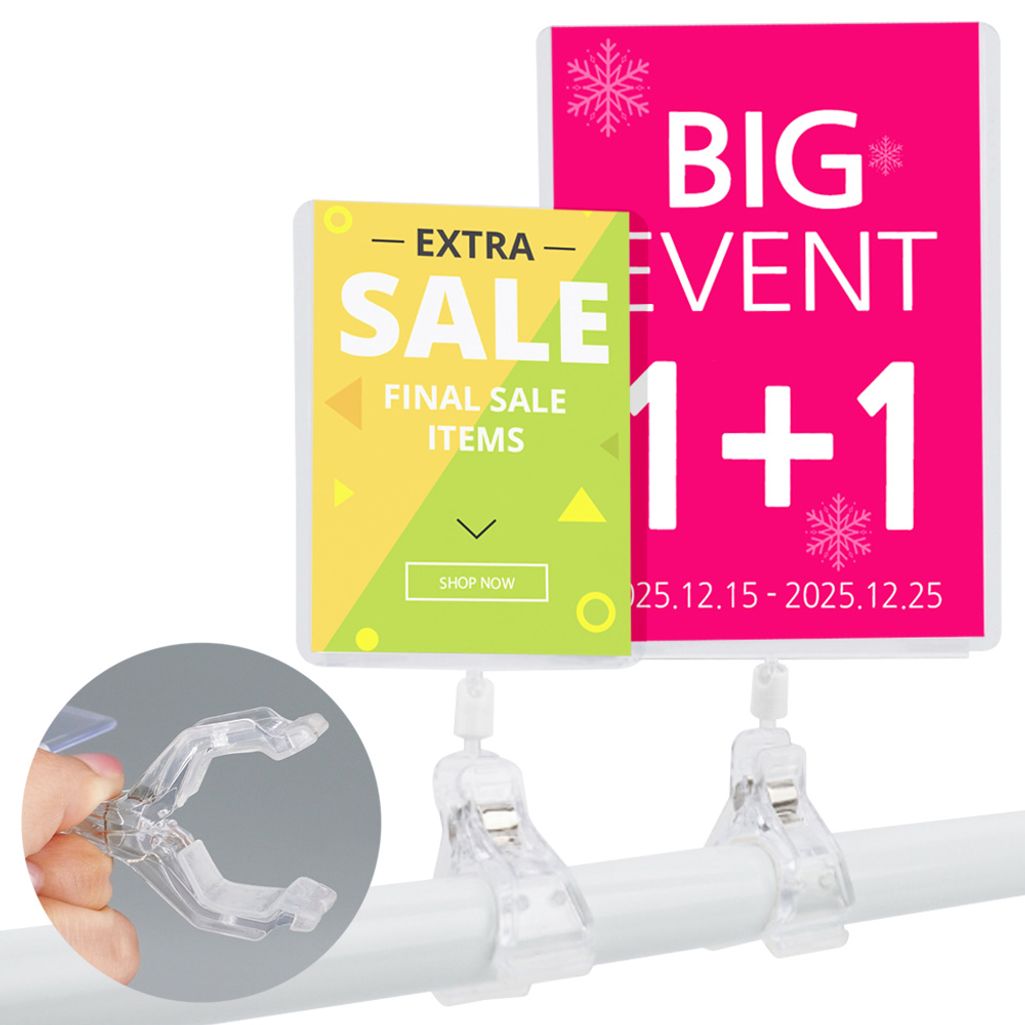 A7 A6 집게 쇼클립 메뉴판 가격표 POP sale 매장 마트