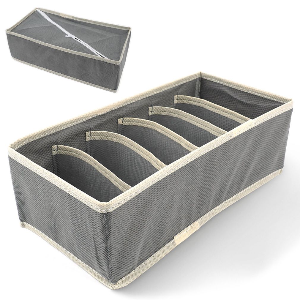속옷 양말 정리함 6칸 그레이 수납함 보관함 수납