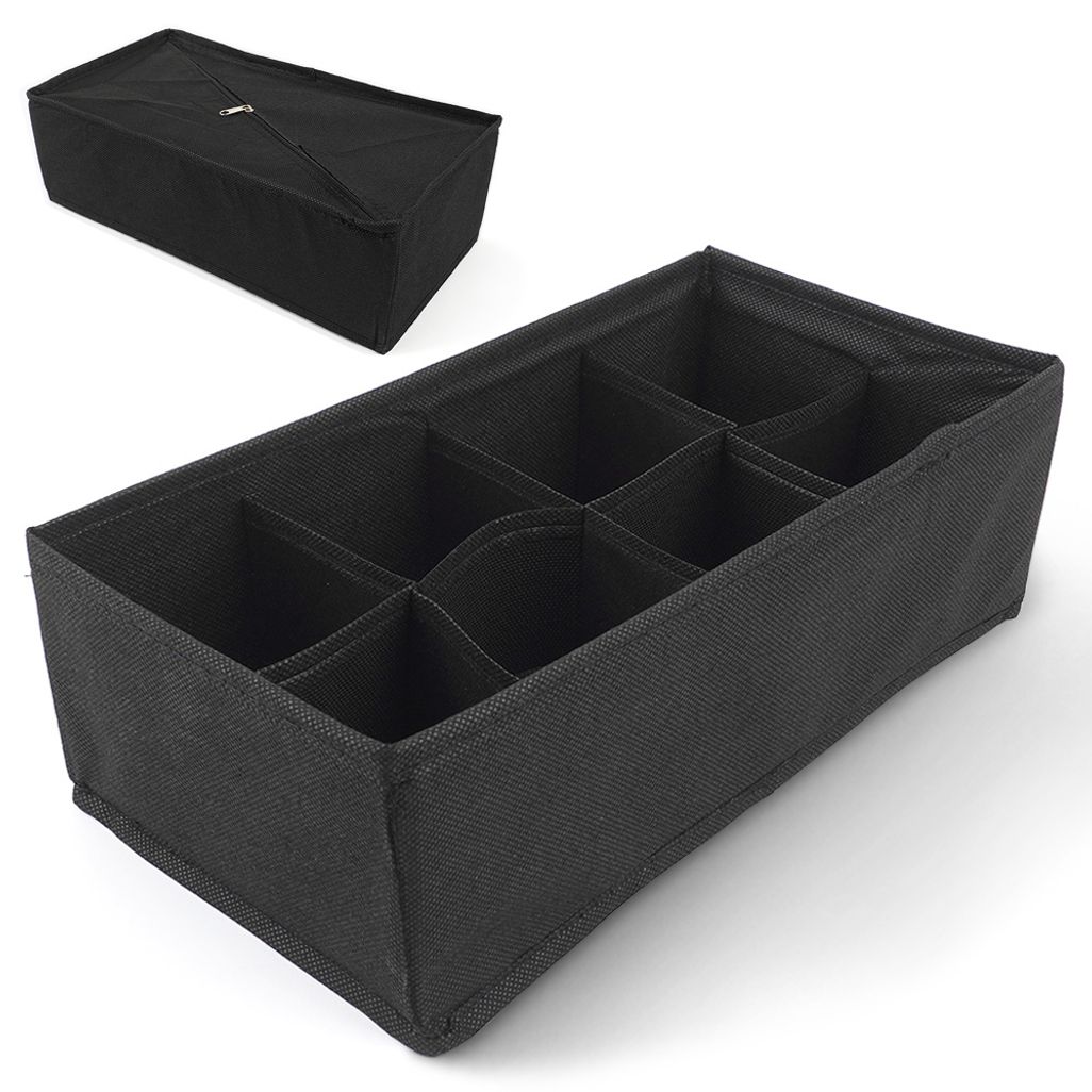 속옷 양말 정리함 8칸 블랙 수납함 보관함 정리 수납