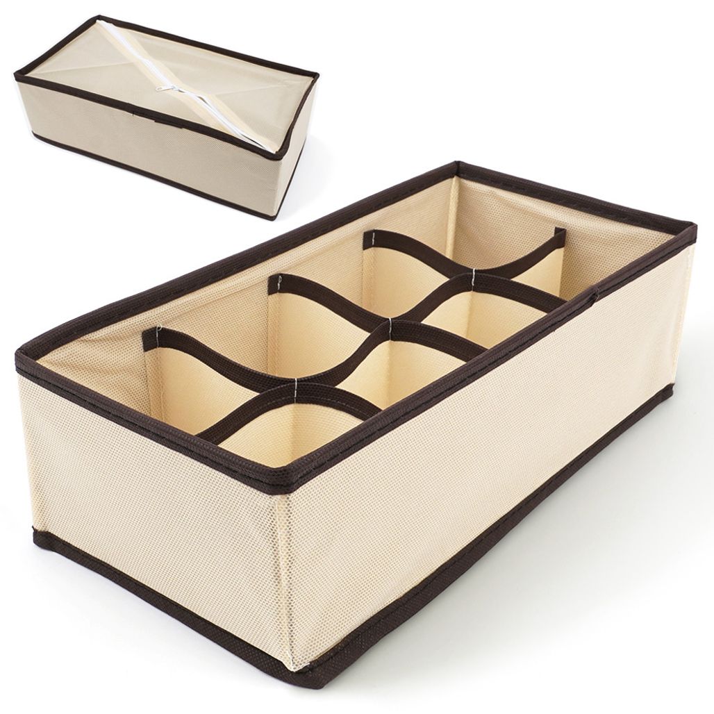 속옷 양말 정리함 8칸 아이보리 수납함 보관함 수납