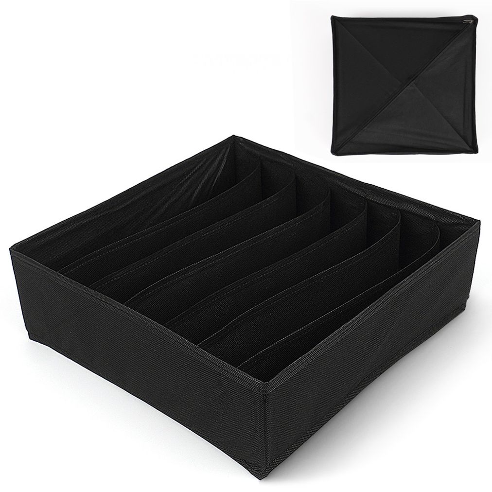 속옷 양말 정리함 7칸 블랙 수납함 보관함 정리 수납