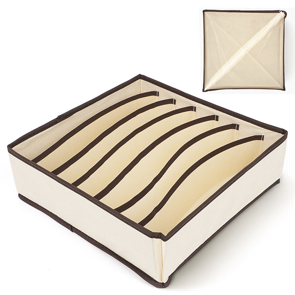 속옷 양말 정리함 7칸 아이보리 수납함 보관함 정리