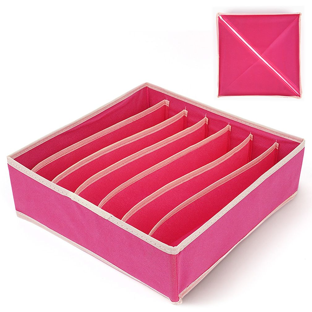 속옷 양말 정리함 7칸 핑크 수납함 보관함 정리 수납