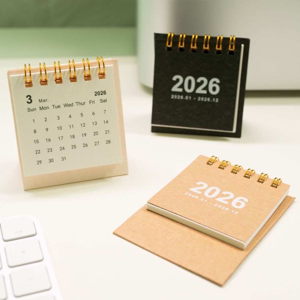 소형 26년 미니 달력 2026 연간 탁상달력 책상달력