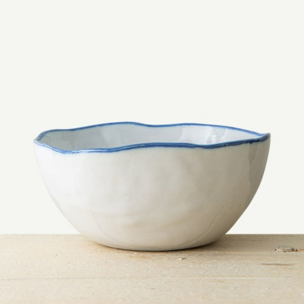 이천도자기 팔레트 화이트 우동기 17.5cm 면기 덮밥 그릇 플레이팅