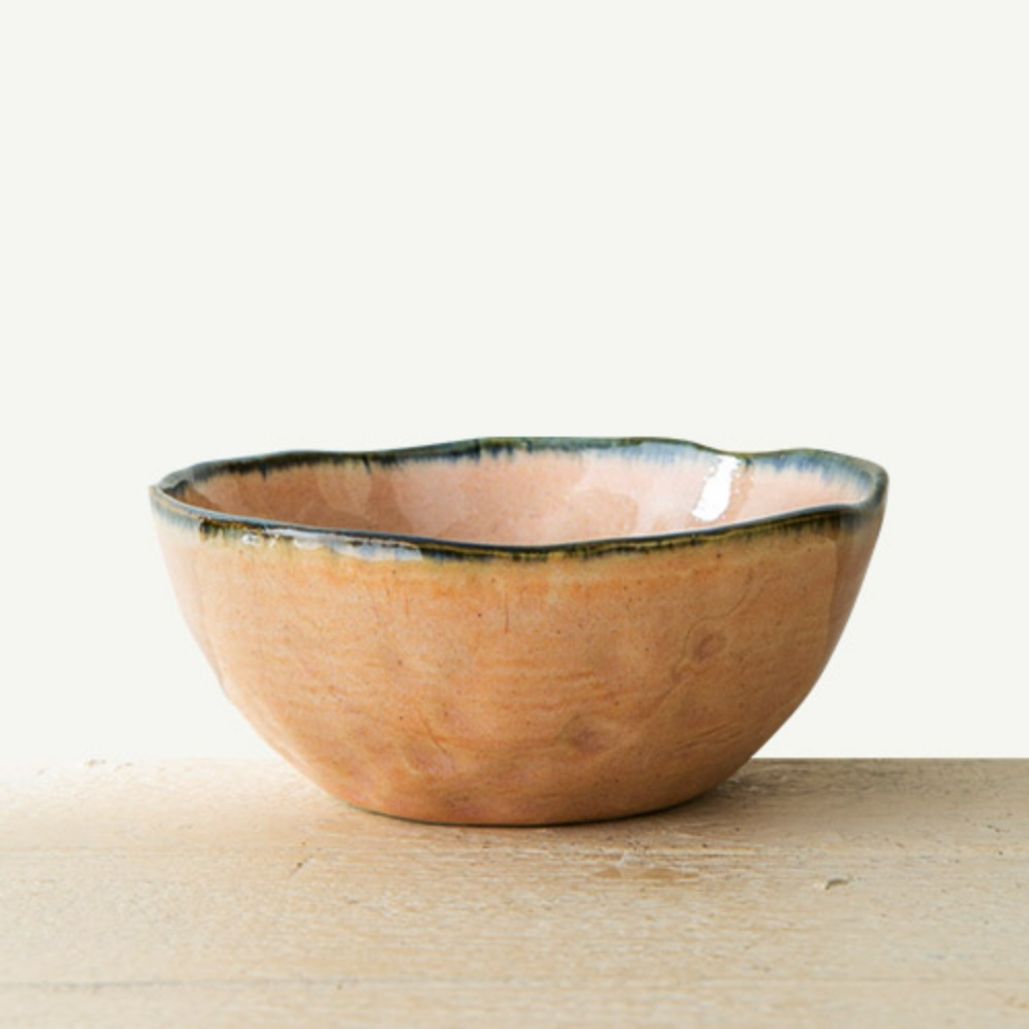 이천도자기 팔레트 핑크 대접 13cm 식기 그릇 플레이팅