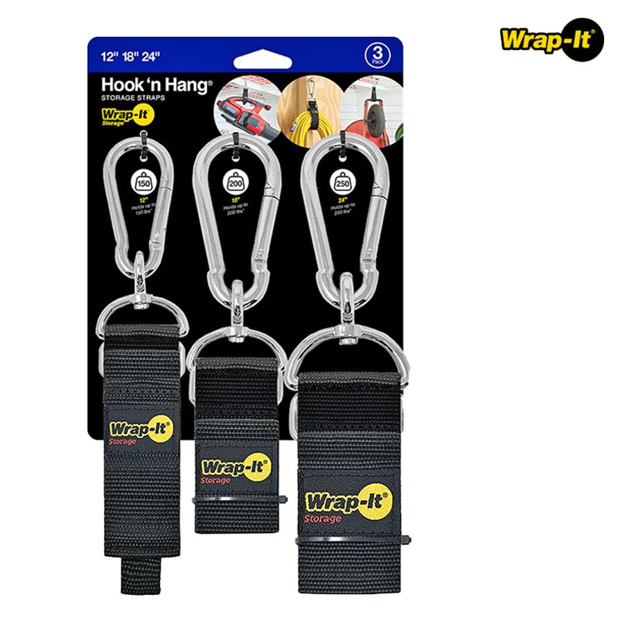 공구홀더 공구걸이후크 300 450 600mm 후크형 스트랩 3pcs 1세트