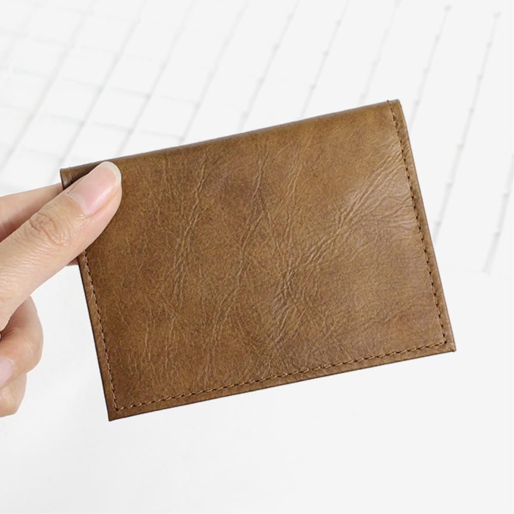 부드러운 소가죽 명함 카드 지갑