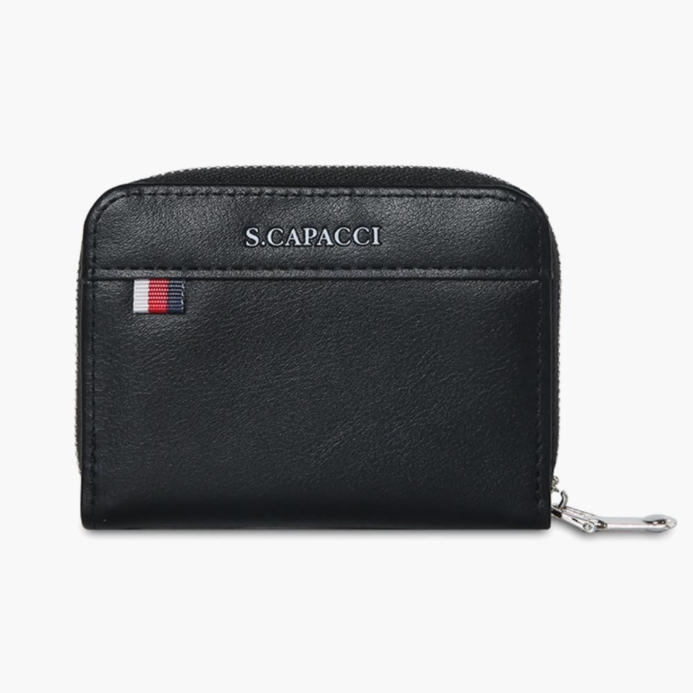 남성 카드 지갑 지퍼 대량 수납