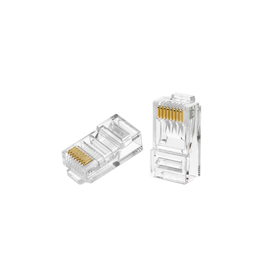 CAT.5E UTP 콘넥터 RJ-45 3Clip 8P8C 100개입