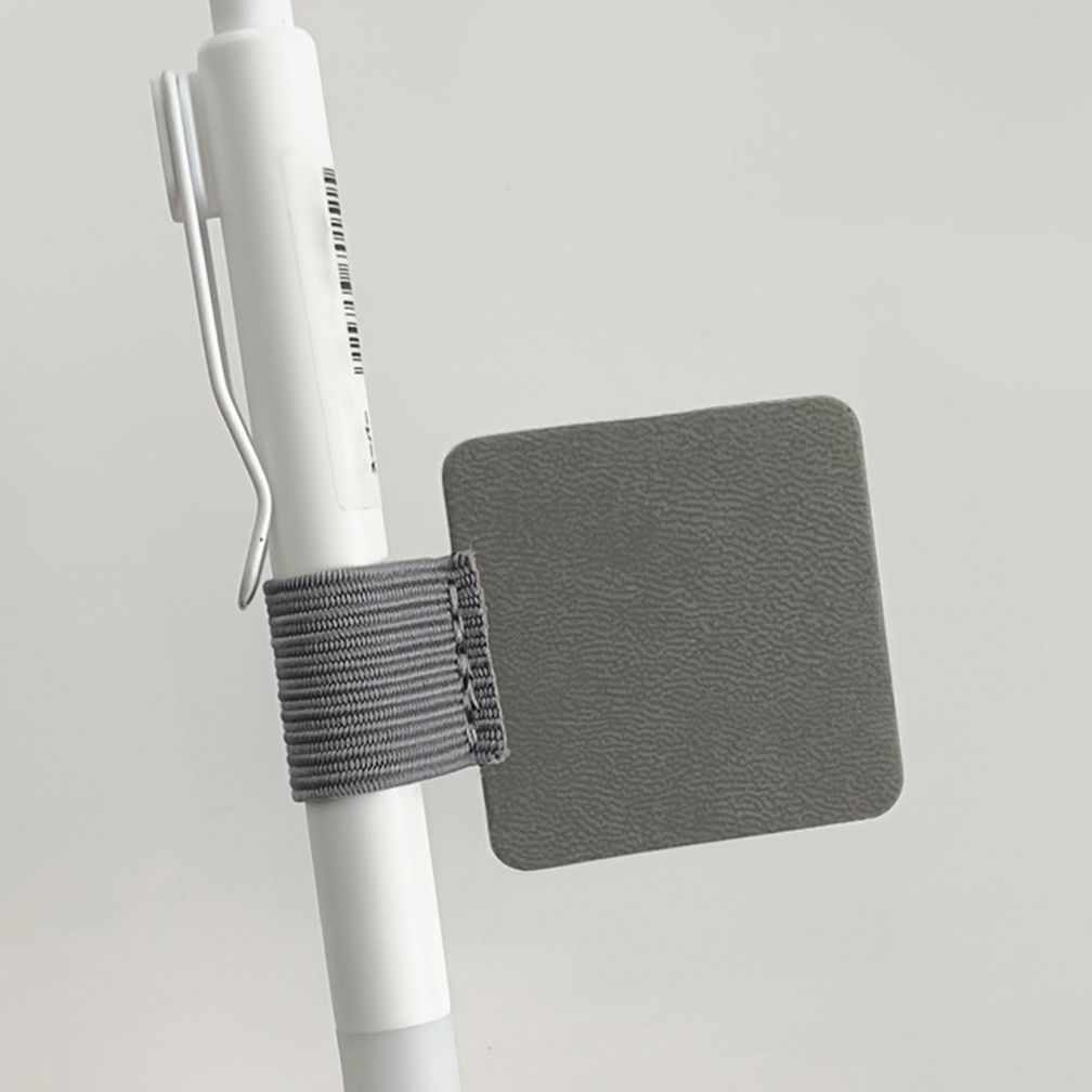 다이어리 펜 꽂이 거치대 가죽 볼펜 홀더 그레이 1P