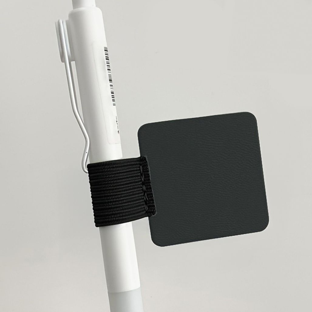 다이어리 펜 꽂이 거치대 가죽 볼펜 홀더 블랙 1P