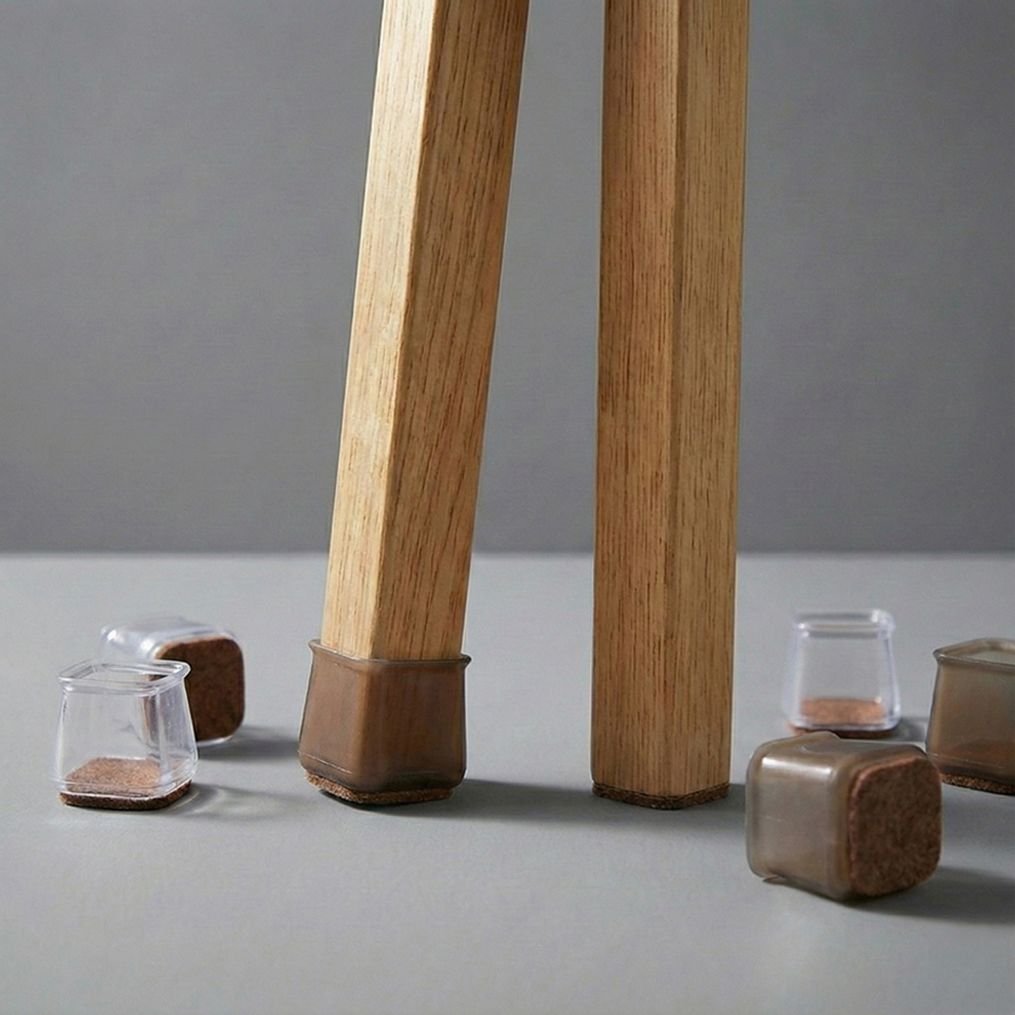 식탁 스툴 발 커버 테이블 의자 가구 다리 끌림방지 (사각 4p)