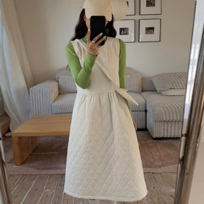 세트 폴라 겨울 시즌에 잘 어울리는 완성도 높은 원피스