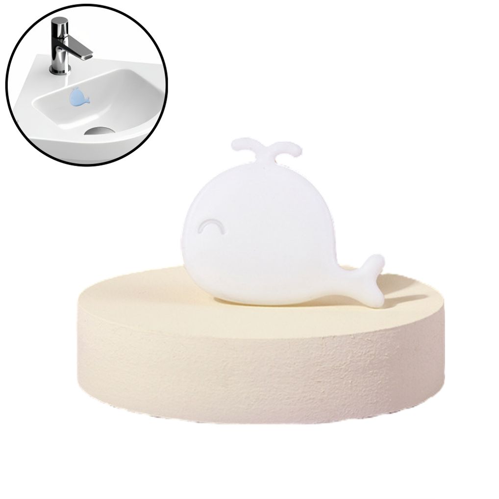욕실 고래 세면대 마개 실리콘 오버플로우캡 냄새방지